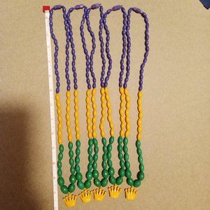 MARDI GRAS BEAD NECKLACES (5)